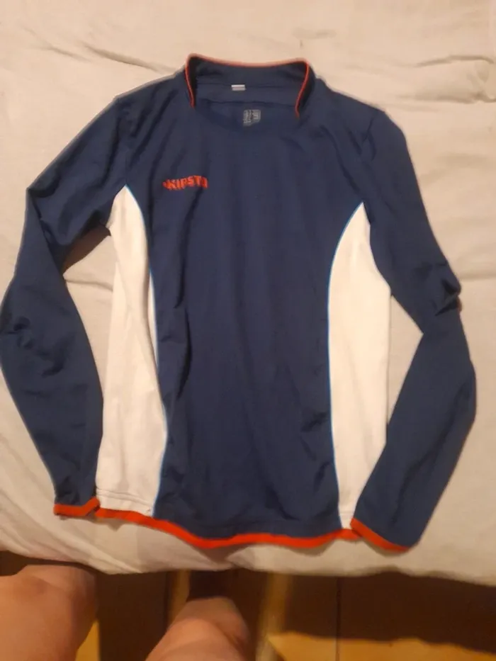 Haut de foot manches longues kipsta 14 ans