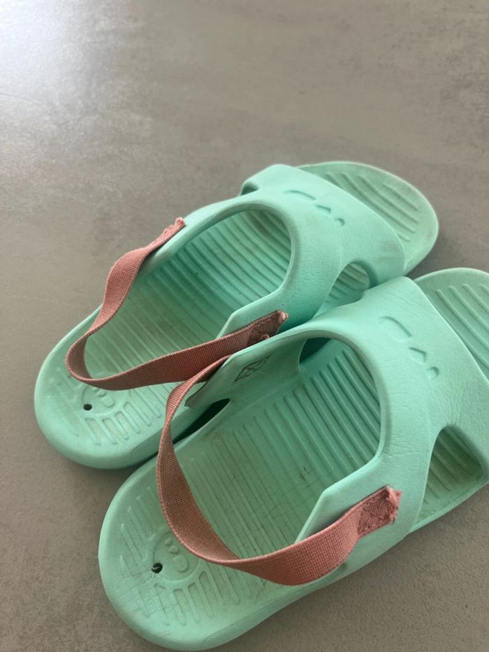 Sandale décathlon bleu turquoise - photo numéro 5