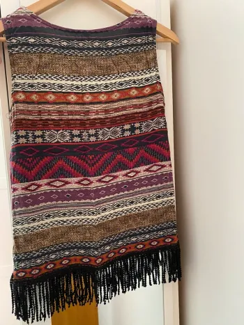 haut à bretelle motif africain