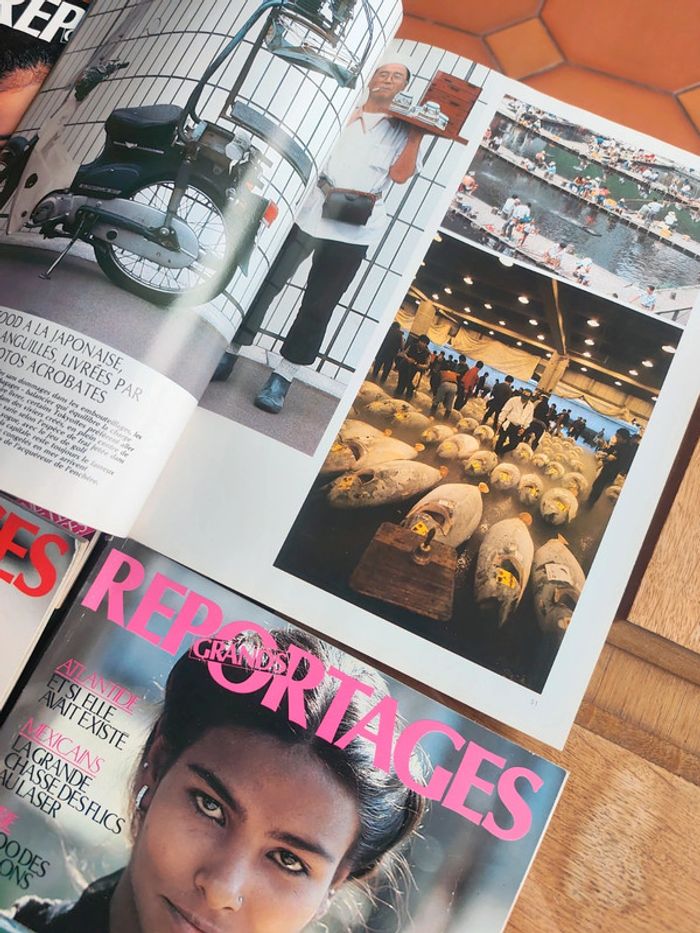Lot de 4 magazines Vintage Grands Reportages 1985 - photo numéro 4