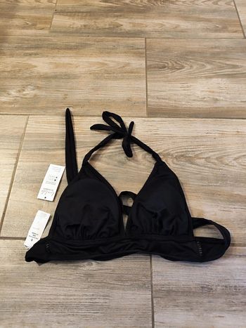 Haut de Maillot de bain noir Cupshe Taille S