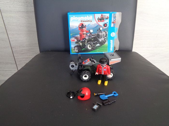 Quad avec secours en montagne - country - playmobil 5429 - photo numéro 2