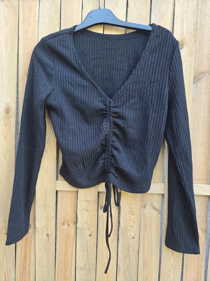 Haut léger sexy maille crop🍒vintage y2k 2000🍒taille 36/38 - photo numéro 4