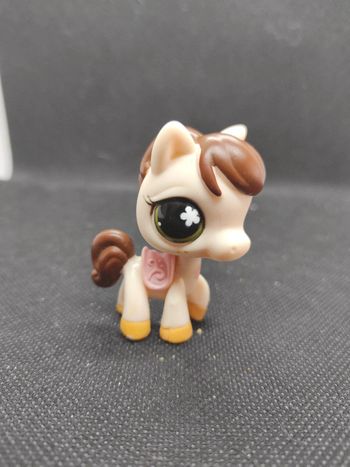 my Littlest Petshop LPS horse cheval 584 #geektradelpscheval