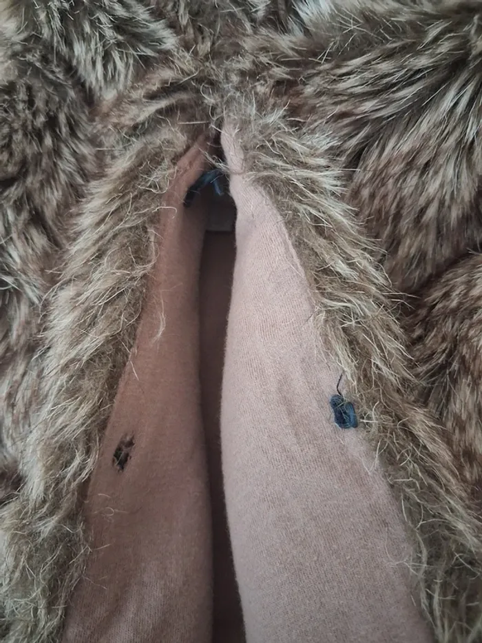 Gilet fourrure sans manches - photo numéro 3