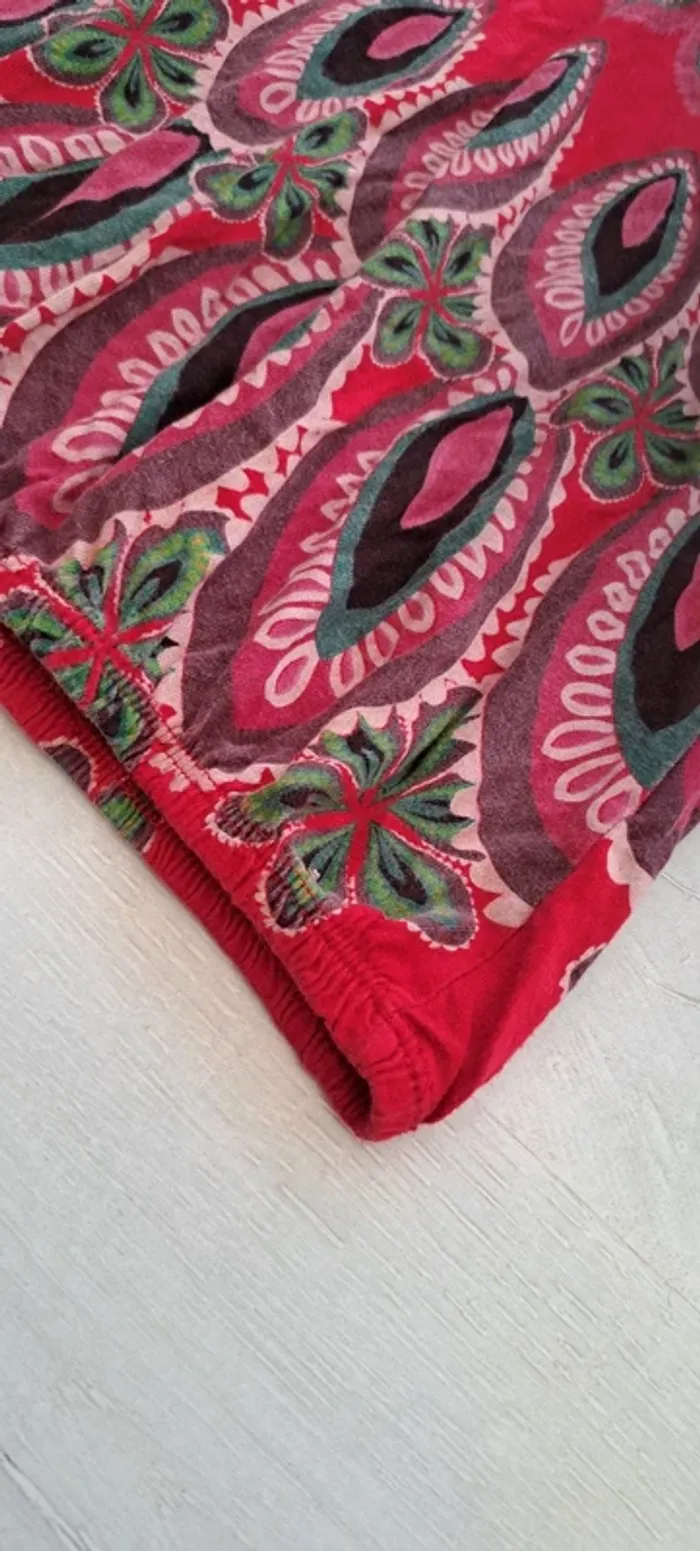 Robe Desigual - taille 5/6 ans - rose fushia - serrée aux extrémités - casual - photo numéro 5