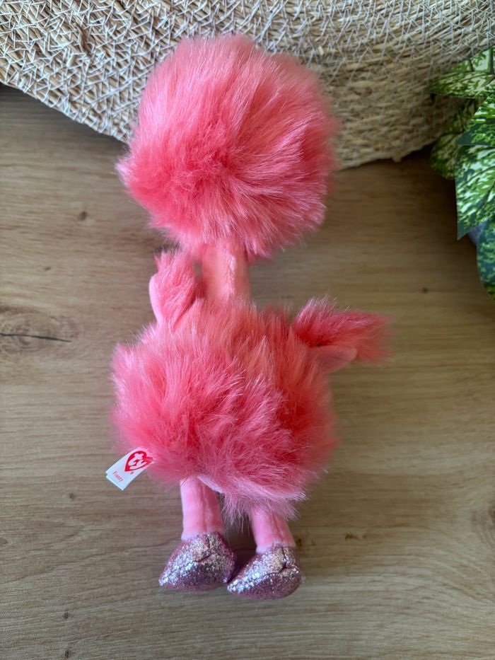 Peluche flamant rose paillette franny ty - photo numéro 3