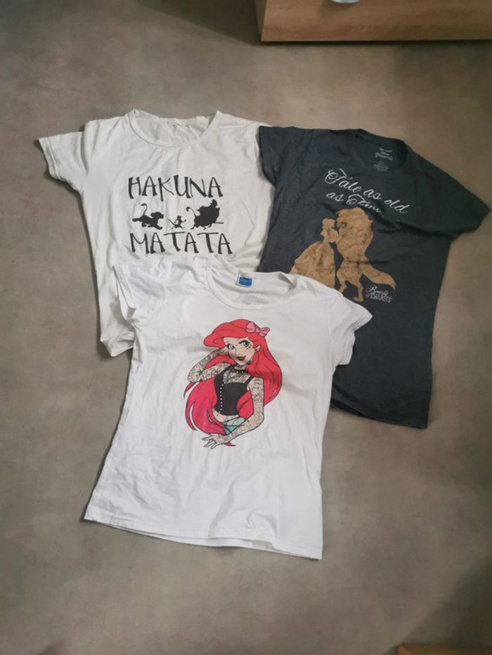Lot de 3 tee shirt Disney taille L