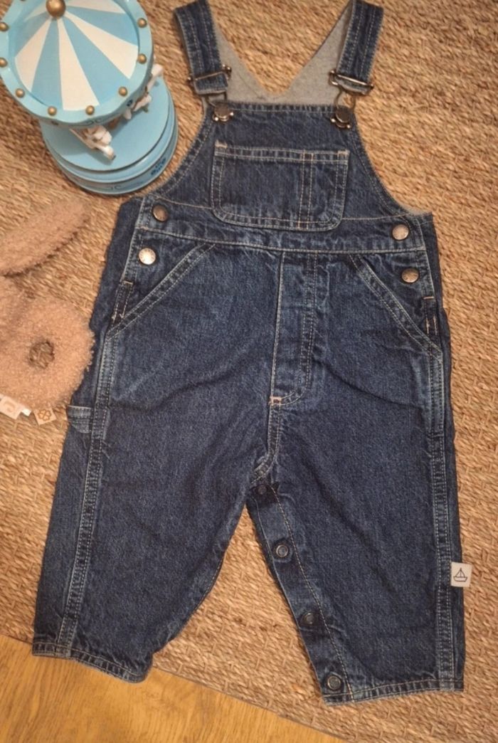 Salopette petit bateau 6 mois bébé - photo numéro 3