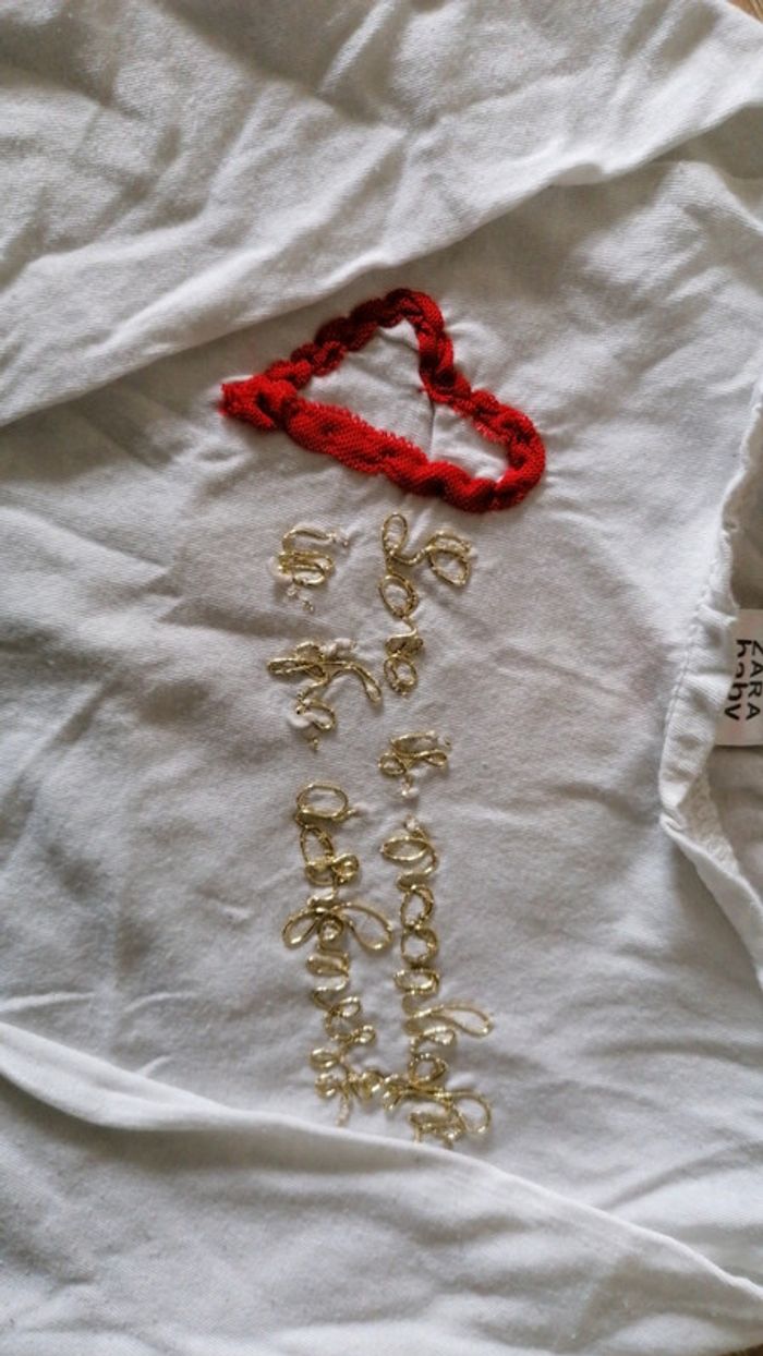 T-shirt manches longues Zara 9/12mois - photo numéro 2