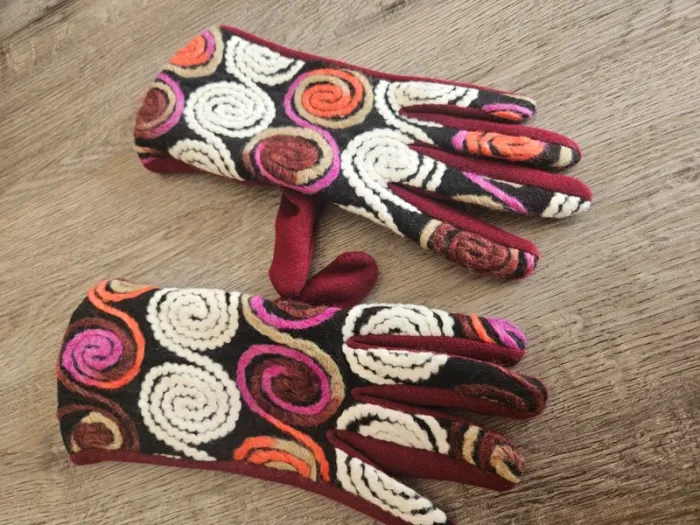 Gants imitation desigual
