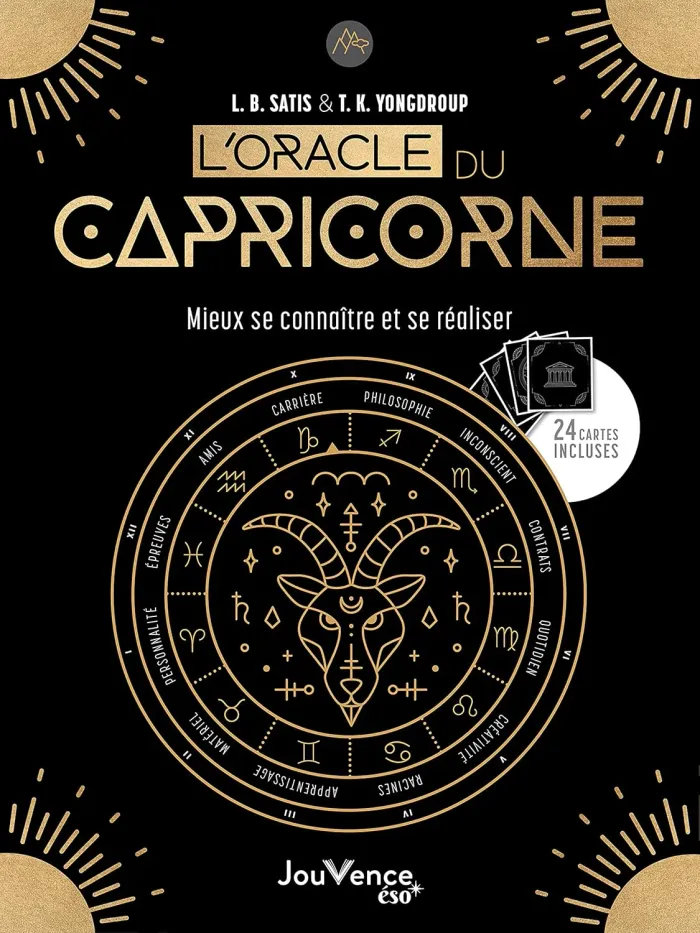 Livre " L'oracle du Capricorne " Mieux se connaitre et se réaliser L.B. Satis T.K. Yongdroup Neuf