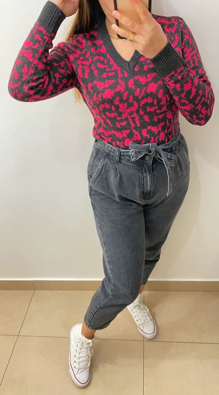 Pull léopard  Taille S - photo numéro 2