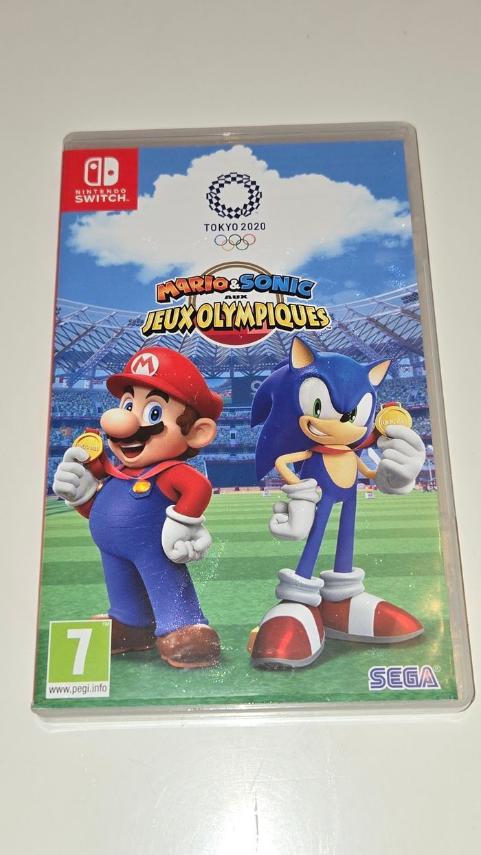 Jeu Nintendo switch Mario et sonic aux jeux olympiques