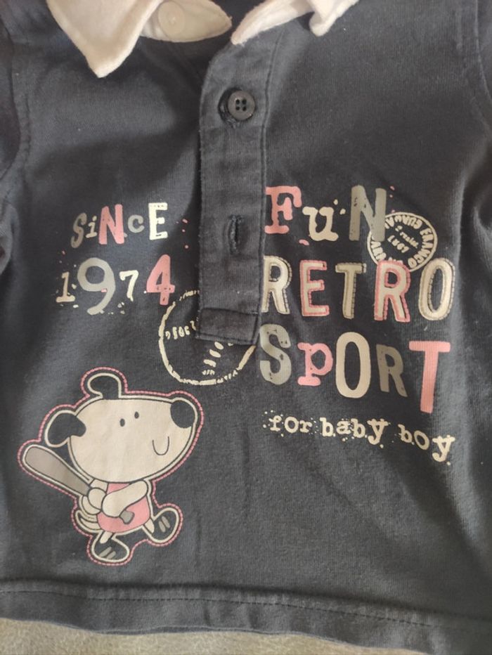 Polo avec capuche 3 mois - photo numéro 2