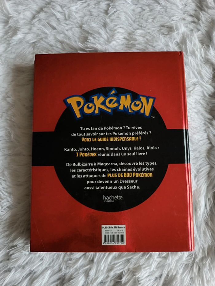 Livre Pokémon : Pokédex de Kanto à Alola _ Hachette Jeunesse - photo numéro 12