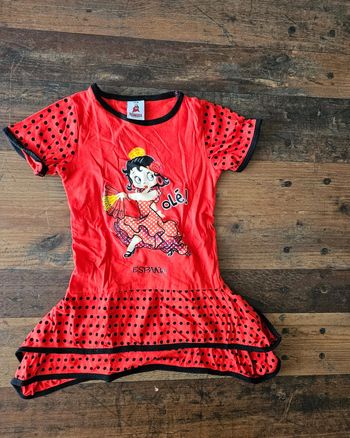Robe flamenco Betty boop Espana fille 3/4ans