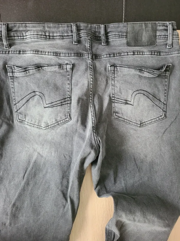 Jeans noir effet délavé Jules taille 46 - photo numéro 5