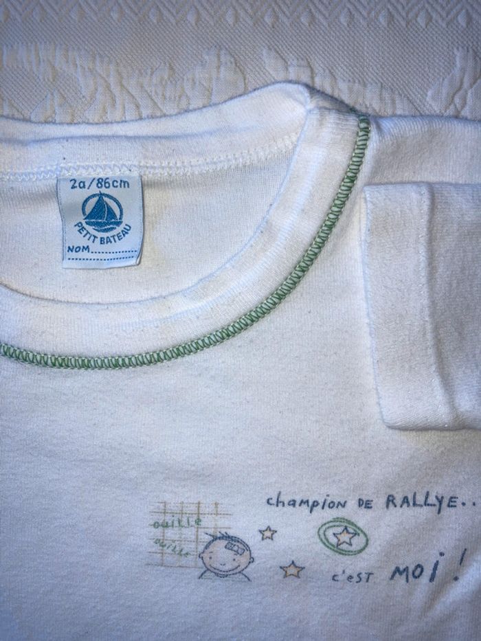 Maillot de corps Petit Bateau 2 ans 24 mois - photo numéro 3