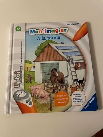 Livre tiptoi neuf « Mon imagier à la ferme »