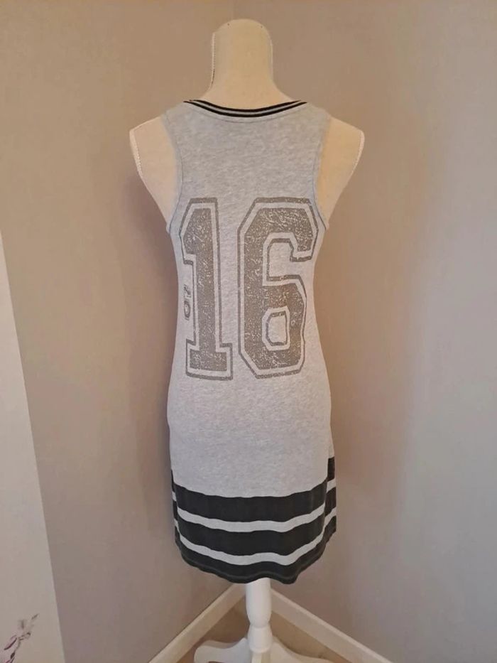 Robe débardeur coton ikks grise t.M - photo numéro 3