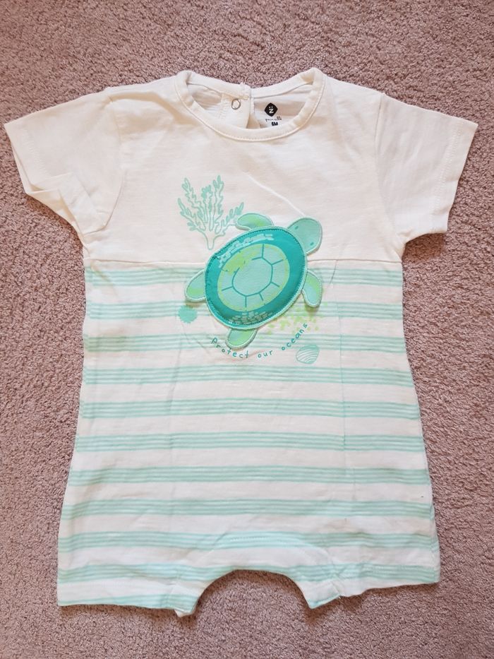 Lot 3 combishorts bébé 6 mois - photo numéro 4