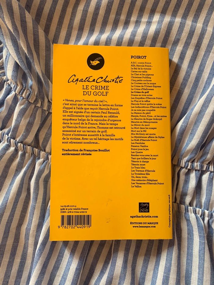 Le crime du golf - Agatha Christie - photo numéro 2