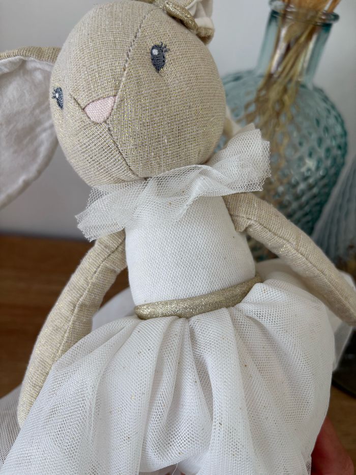 Peluche lapin robe tulle danseuse - photo numéro 10