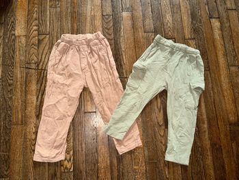 2 pantalons souples Zara 5 ans
