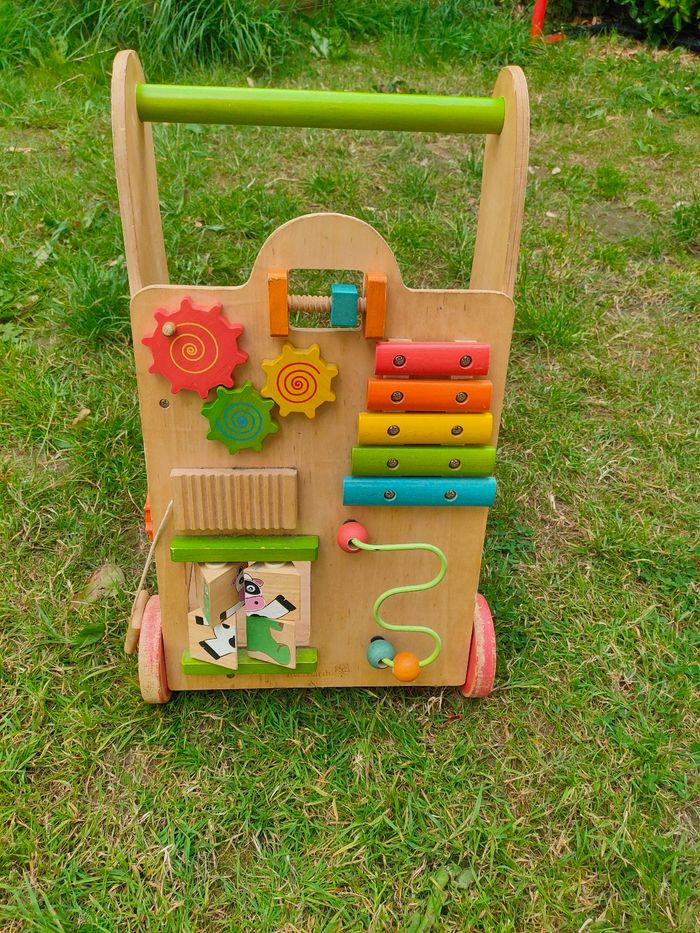 Chariot de marche en bois - photo numéro 5