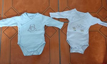 Bodys manches longues 1 mois