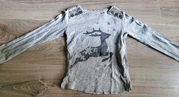 Tee-shirt gris ML Creeks 4 ans