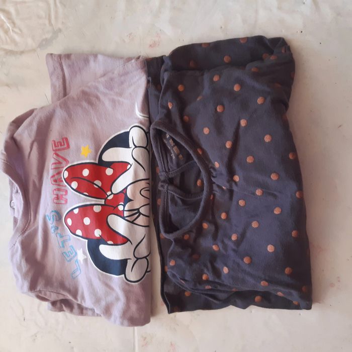 2 maillot manche longue 18 mois