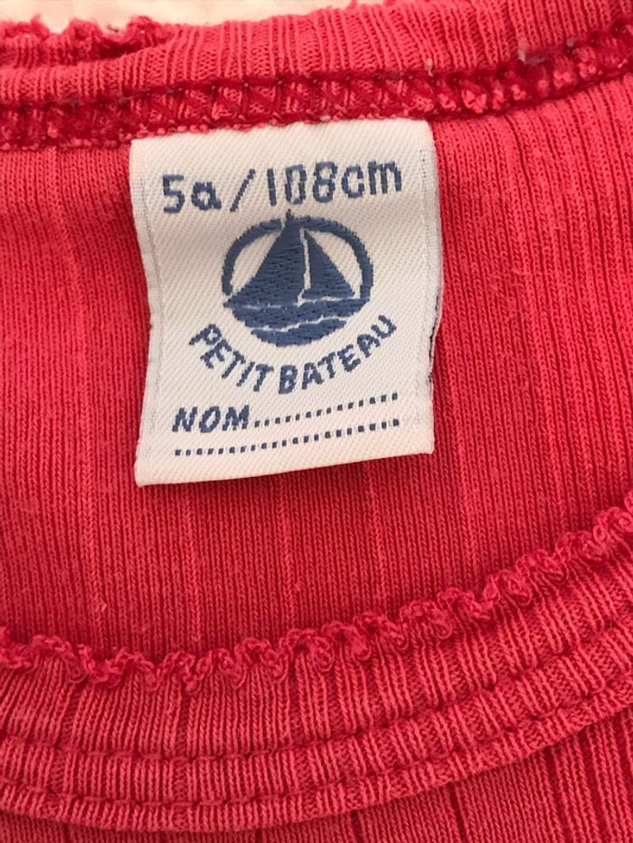 Tricot de Corps Manches Courtes 5 Ans - photo numéro 3
