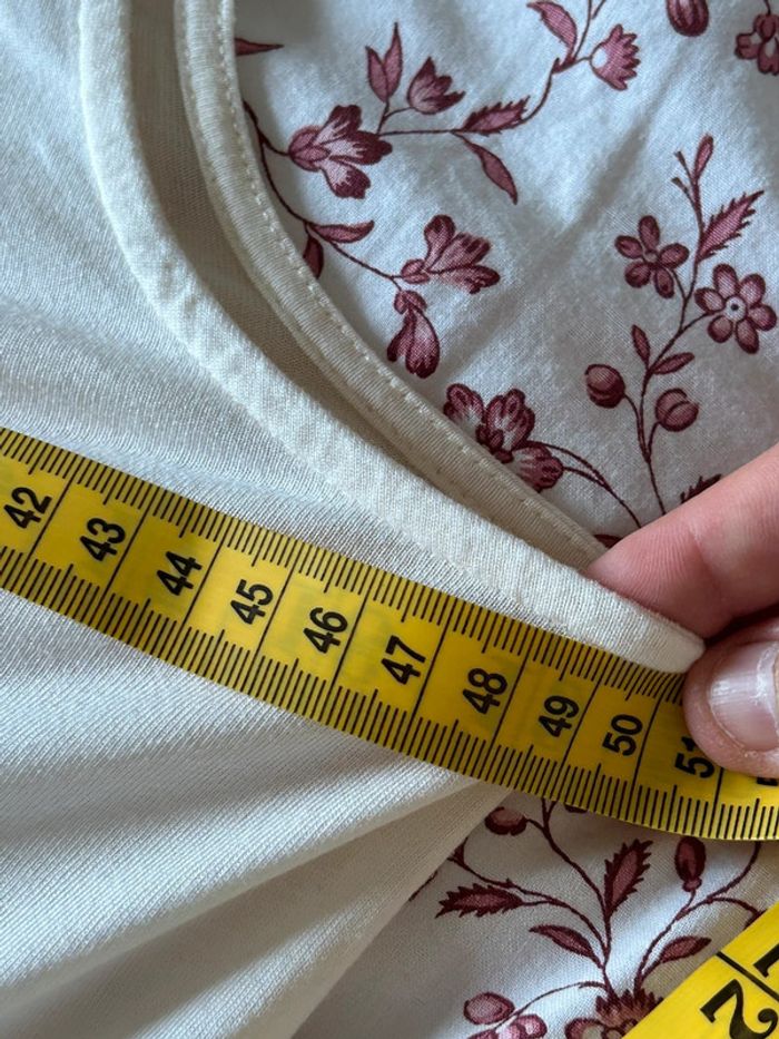Débardeur blanc cassé avec broderie Kiabi taille 36 - photo numéro 8