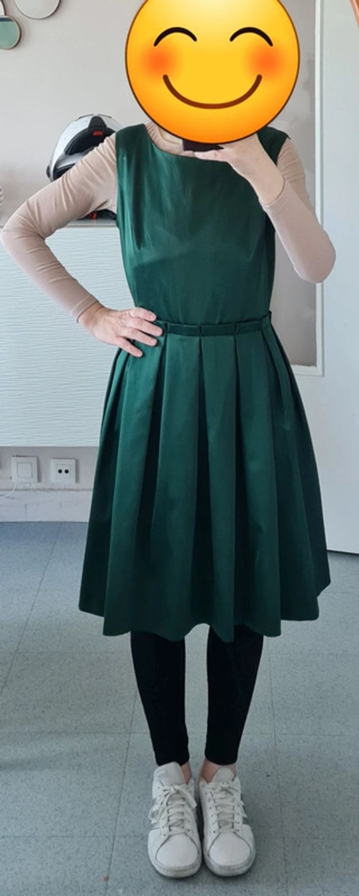 Robe satinée