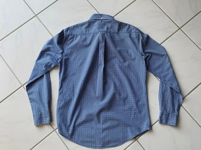Chemise Levi’s à carreaux bleu & blanc – Étiquette blanche – Taille M – Parfait état - photo numéro 3