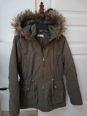 Parka ado kaki