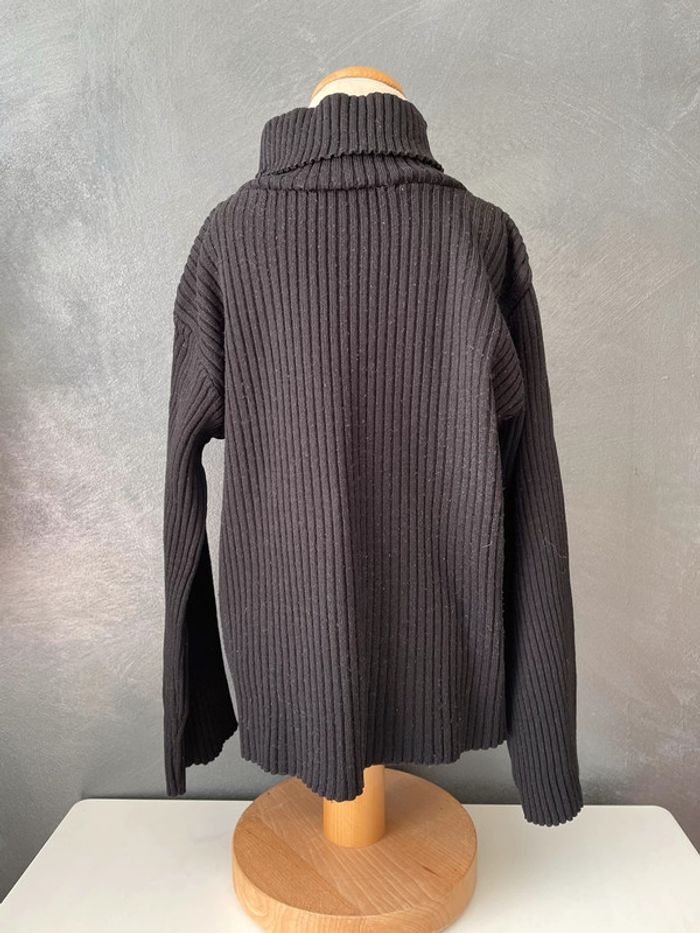 Pull col roulé noir - photo numéro 2