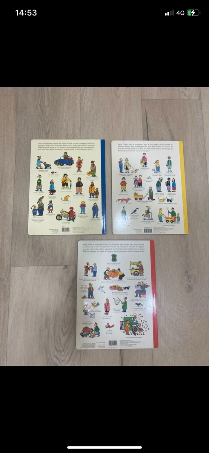 Lot de 3 livres des saisons de Rotraut Suzanne Berner - photo numéro 2
