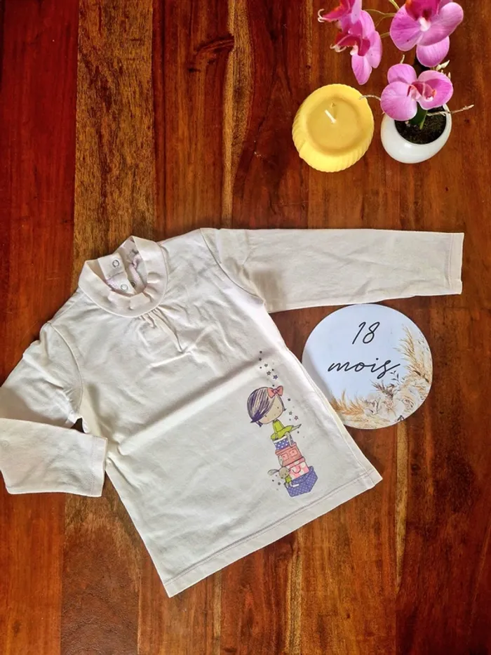 T-shirt manches longues Grain de blé 18 mois