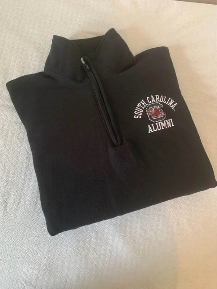 Sweat Champion Noir zip 1/4 Taille S