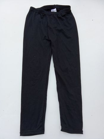 Pantalon, legging thermique noir taille 6-8 ans, sport, hiver