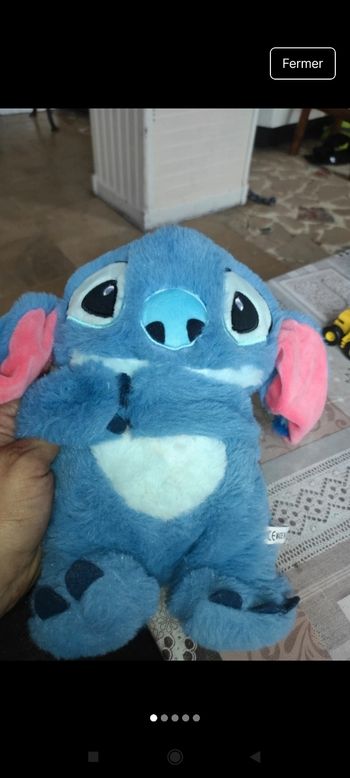 Très belle peluche Lilo et Stitch lumineux et musicale j39+b