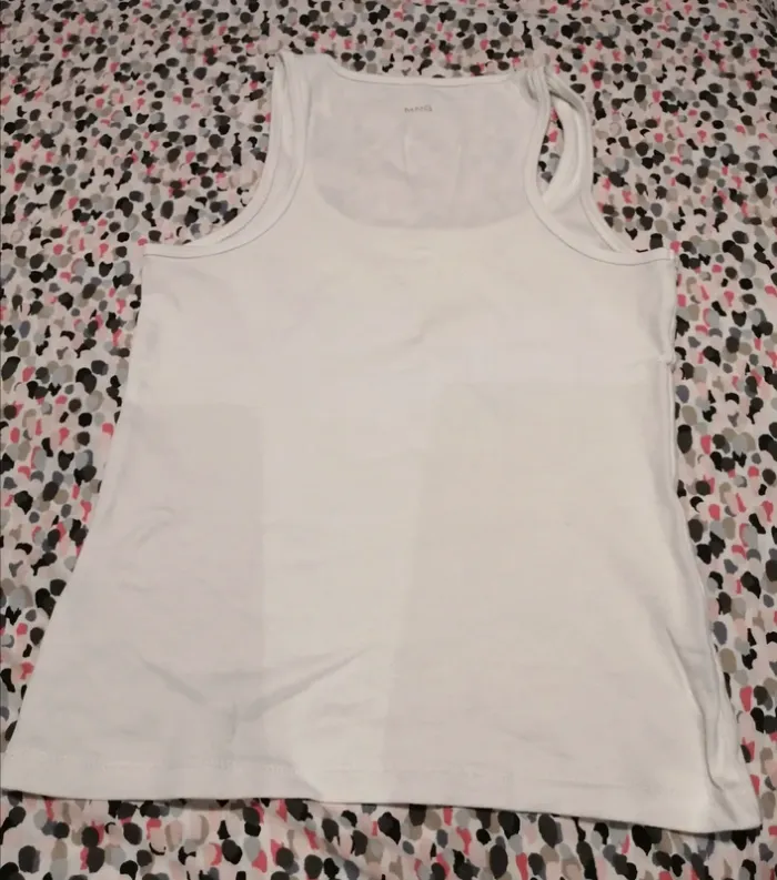 Débardeur blanc Mango taille S - photo numéro 3