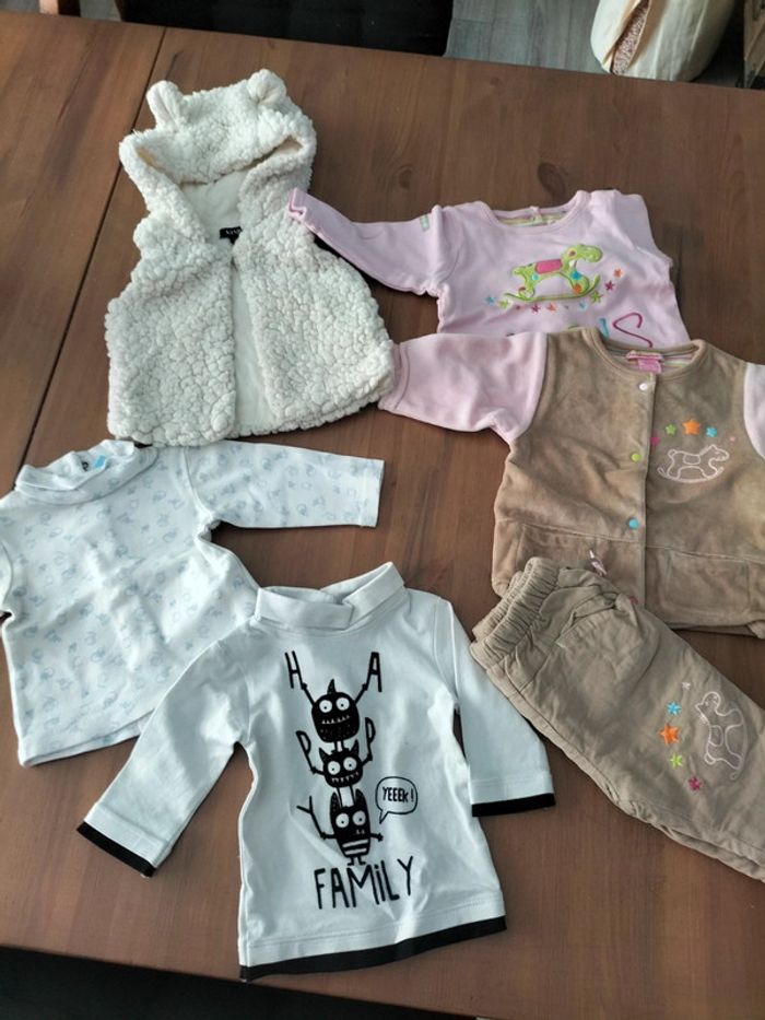 Lot 1 mois fille hiver