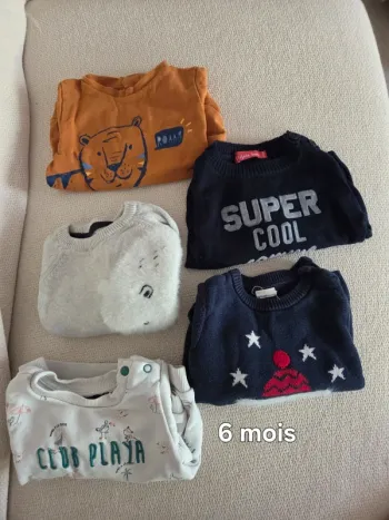 Lot 5 pulls 6 mois