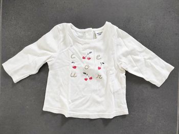 Tee-shirt manches longues bébé fille Tape à l'oeil