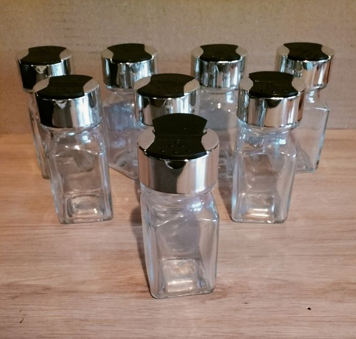 Lot de 8 pots a epices - photo numéro 2