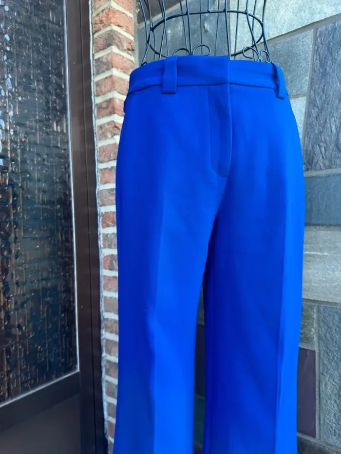Pantalon costume bleu Zara Taille XS / 34 - photo numéro 16